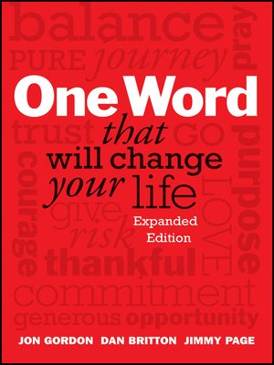 cover image of One Word That Will Change Your Life, Expanded Edition